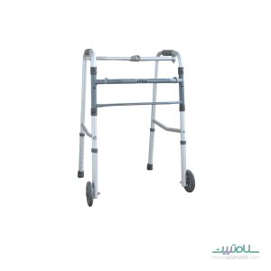 واکر آلومینیومی تاشو مدرج چرخ دار حلزونی ایپکا IPKA